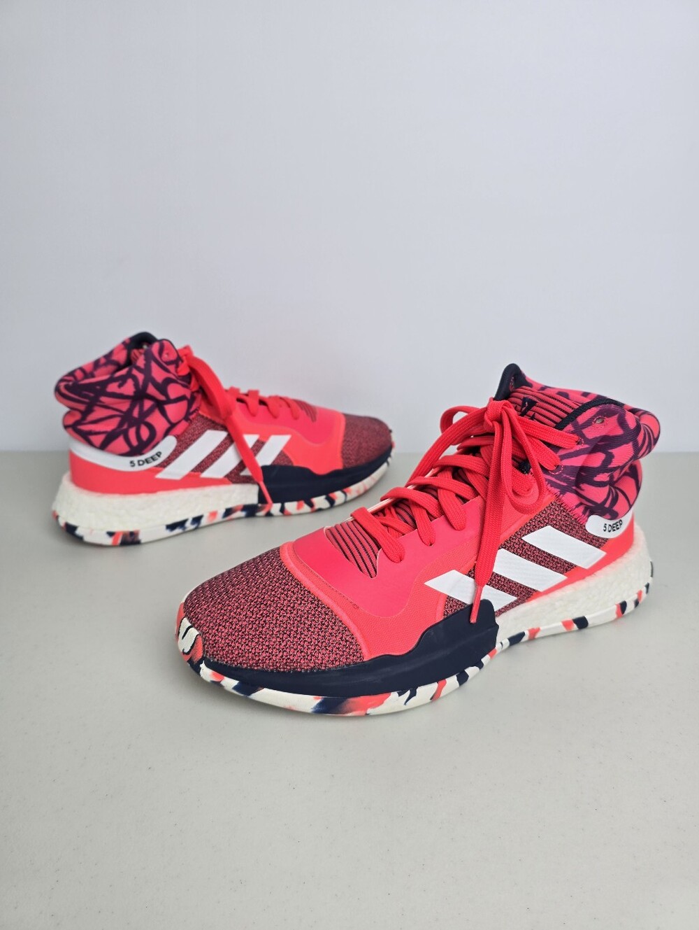 Adidas Marquee Boost John Wall 5 Deep Basketball Shoes G27737 Men's Size 12